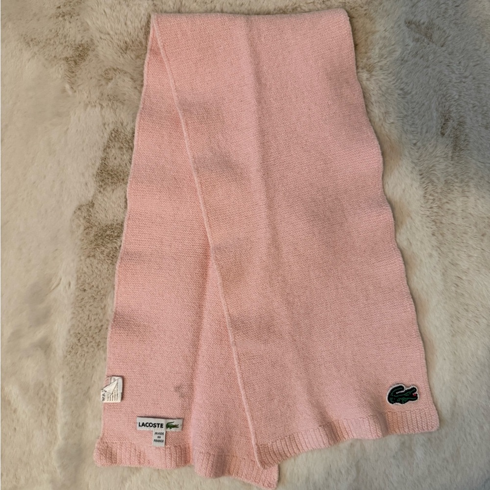 Lacoste Kids Soft Pink Knit Accessory